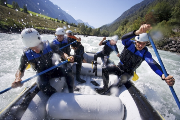 Casa i Mirtilli Attivita estive rafting a Folgarida (Val di Sole, Trentino)
